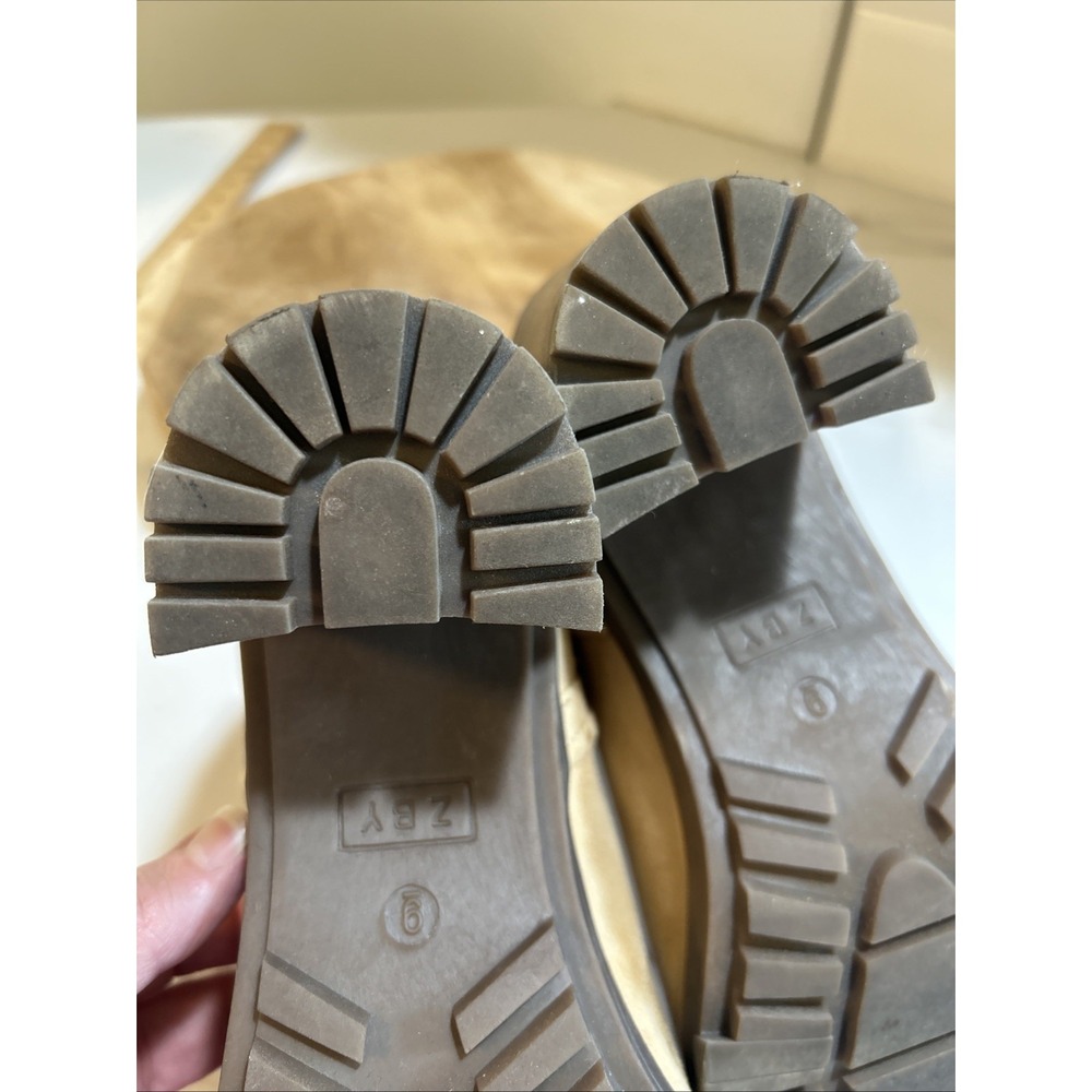 ZBY Chelsea Women's Platform Ankle‎ Booties With Lug Sole 9 - Picture 6 of 8